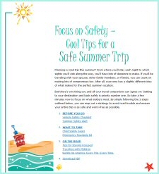 Preparation: The Key to a Safe Summer Road Trip